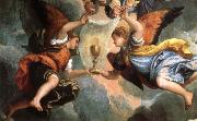 Paolo  Veronese Detail of the wife of Zebedee Interceding with Christ ove her sons china oil painting reproduction